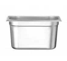 Гастроёмкость GN 1/4 Budget Line, HENDI, Budget Line, GN 1/4, 4л, 265x162x(H)150мм, 800546