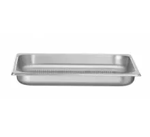 Контейнер GN 2/3 перфорированный, HENDI, Profi Line, GN 2/3, 3л, (H)40мм, 802342