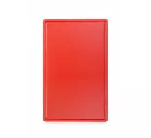 Cutting board HACCP Gastronorm 1/1, HENDI, GN 1/1, Red, 530x325mm, 826010
