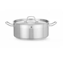 Zems katls ar vāku, HENDI, Profi Line, 7,5L, ⌀280x(H)120mm, 830505