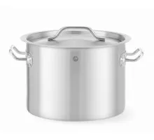 Vidējs katls - ar vāku, HENDI, Budget Line, 9L, ø250x(H)180mm, 832820