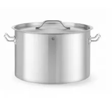 Vidējs katls - ar vāku, HENDI, Budget Line, 32L, ø400x(H)260mm, 832851