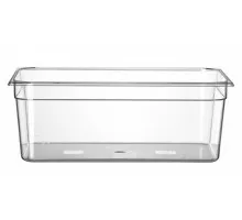 Гастроёмкость GN 1/1 Profi Line из поликарбоната, HENDI, Profi Line, GN 1/1, 24л, прозрачный, 530x325x(H)200мм, 861202