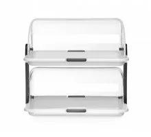 Витрина одиночная Roll top, HENDI, 380x260x(H)355мм, 871768