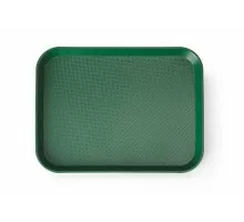 Polypropylene fast food tray, small, HENDI, Green, 265x345x(H)20mm, 878736