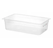Гастроёмкость GN 1/1 HACCP, HENDI, GN 1/1, 21л, прозрачный, 530x325x(H)150мм, 880067