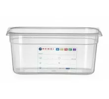 Гастроёмкость GN 1/3 HACCP, HENDI, GN 1/3, 5,7л, прозрачный, 325x176x(H)150мм, 880265