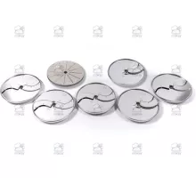 7 Discs Brasserie / Catering Pack (including A Диск для нарезки Of 1,5 mm + Диск для нарезки Of 2,5 mm +