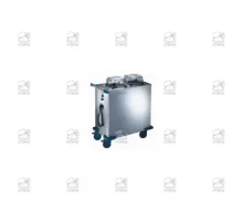 Accessory 460 mm neutral trolley with dish dispenser