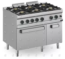 700 series 6 burners range gas aprg-117fg/pl