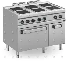 700 series 6 hotplates range electric apre-117fe/pl