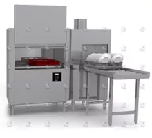 Rack type dishwasher arc100 (t101) dozer+cw+corner dryer right exit