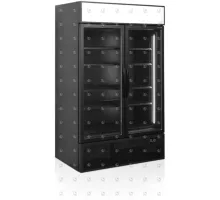 Шкаф холодильный со стеклом fsc1200h black