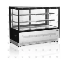 Ledusskapja vitrīnas lete lpd1500f/melns