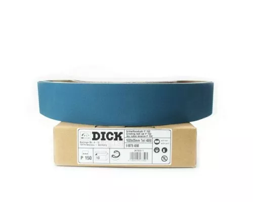 Grinding belt 10 pieces, grit 150, 55 x 1020 mm, F.Dick, SM 100 Grinding belt 10 pieces, grit 150, 55 x 1020 mm, F.Dick, SM 100