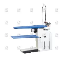 Finishing table with vacuum, blower and iron, execution 1