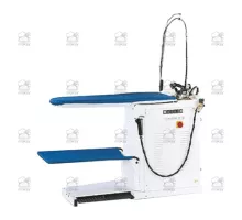 Finishing table with vacuum, blower, steamer and iron, execution 1