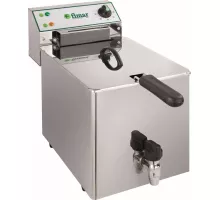 Electric single fryer + valves - fr10rn - 400v 3ph