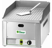 Fry top single grooved methane/lpg