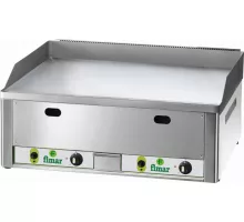 Fry top double smooth methane chromed/lpg