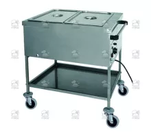 HEATED TROLLEY 2xGN1/1 2 x GN1/1 - 200(h) mm.