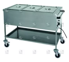 HEATED TROLLEY 3xGN1/1 3 x GN1/1 - 200(h) mm.