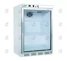 Aukstuma skapis Eco.Stat.-18-22° balts ar stikls 130 l