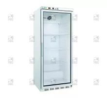 Aukstuma skapis Eco.Stat.+2+8°balts ar stikls 570 l