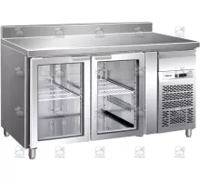 Refr.galds ventilējams-2 +8°C ar stikls-Back 282 l