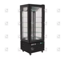 Black 4 Sides ventilated Show Case -18 -22°C 431 L