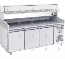 Aukstuma picas galds ventilējams -2+8°C 580 l