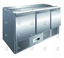 statisks aukstuma Saladete +2+8°nerūsējošā tērauda+Poly n.4 x GN1/1 - 368