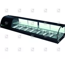 Tapas aukstuma vitrīna vitrīna +4+8°C containers 7x GN1/3 - 36L