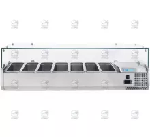 Aukstuma picas galds ventilējams +2+8°C n.7 x GN1/4