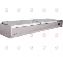 Aukstuma picas galds ventilējams +2+8°C n.10 x GN1/4
