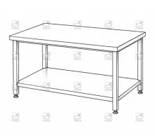 Custom stainless steel work table