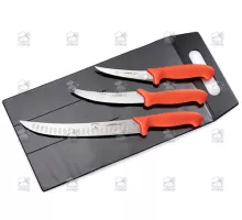 Hunter's-set, 3 pcs., scarlet-red, Giesser, 32300 wl