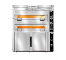 Bakery & confectionery oven including hood & prover - internal insulation made of rock woole & refractory stone | 2x 13,3 kw, 3nac|400v