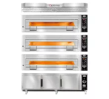 Bakery & confectionery oven including hood & prover - internal insulation made of rock woole & refractory stone | 3x 13,3 kw,3nac|400v