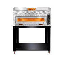 Pizzaoven - 9x ø 35cm | 12 kw,3nac| 400v | stackable - with firebrick floor - 1 deck