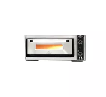 Pizza oven electric - 4x ø25cm | 4 kw, 3nac | 400v - stainless steel 1 deck