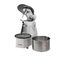 Машина для замешивания теста 22л. / 18кг 400в -подъемная голова и съемная чаша - включает спираль, крышку, разделитель и кастрюлю из нержавеющей стали