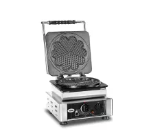 Vafeļu panna amore-l - 1x (ø 21 x 1,5 cm) - maināma cepšanas plāksne ļoti viegli saliekama - 50° līdz 300°C - viegli tīrāma