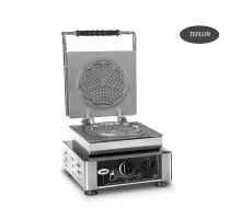 Vafeļu panna Amore-s - 1x (ø 17 x 1cm) - maināma cepšanas plāksne ļoti vieglai uzstādīšanai - 50° līdz 300°C - viegla tīrīšana