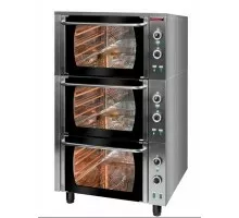 Электрическая духовка /3 камеры/ с конвекцией 21 квт, Kromet, 000.PE-3/T