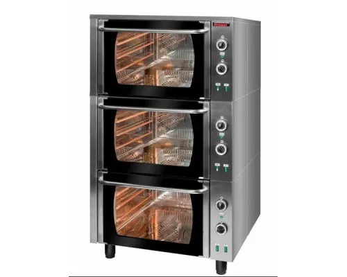 Elektriskā cepeškrāsns /3 kameras/ ar konvekciju 21 kw, Kromet, 000.PE-3/T Elektriskā cepeškrāsns /3 kameras/ ar konvekciju 21 kw, Kromet, 000.PE-3/T