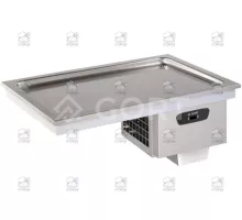 Refrigerated static top, integrated control panel, Line 600, 1060x600x520 mm