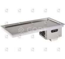 Refrigerated static top, integrated control panel, Line 600, 1380x600x520 mm