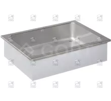 Insulated well for crushed ice, Line 600 630x510x170 Insulated well for crushed ice, 730x600x200 mm