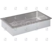 Insulated well for crushed ice, Line 600 960x510x170 Insulated well for crushed ice, 1060x600x200 mm